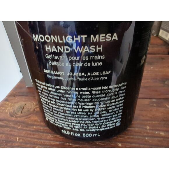 New Twenty-nine Palms Moonlight Mesa Hand Wash full size 16.9 oz - Picture 2 of 6